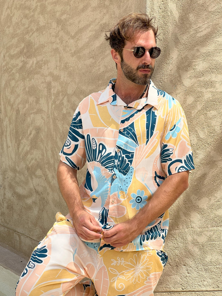Arara Azul Shirt No Gender - Tropicalia by Cacau