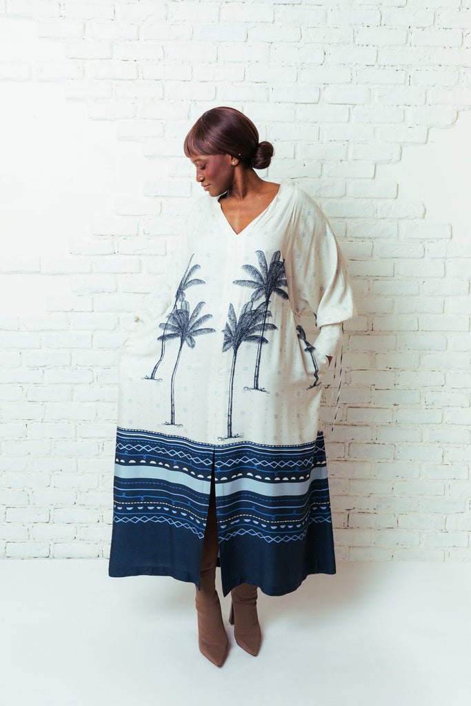 Bethânia Kimono Dress - Tropicalia by Cacau