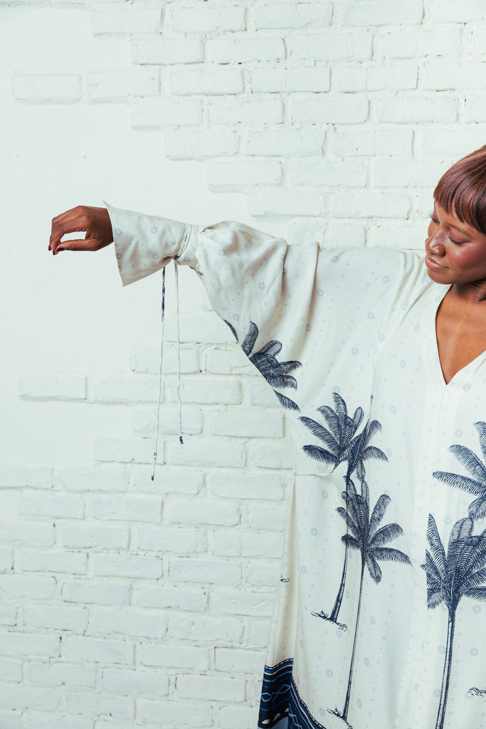 Bethânia Kimono Dress - Tropicalia by Cacau