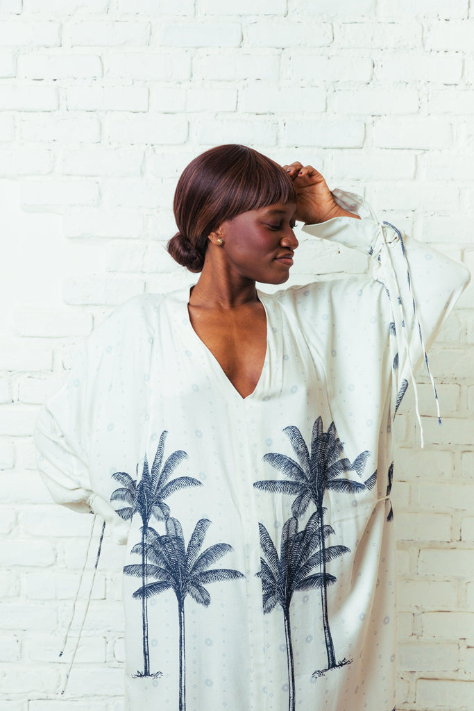 Bethânia Kimono Dress - Tropicalia by Cacau