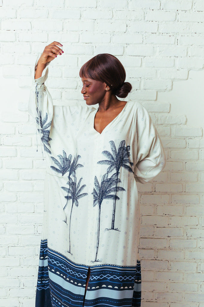 Bethânia Kimono Dress - Tropicalia by Cacau