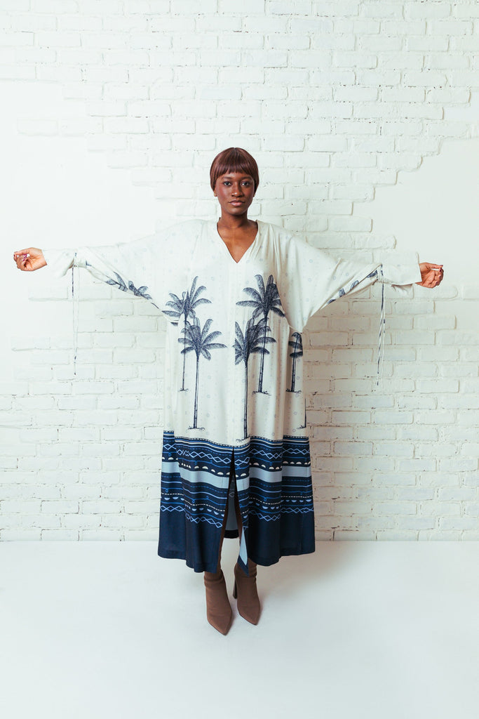 Bethânia Kimono Dress - Tropicalia by Cacau