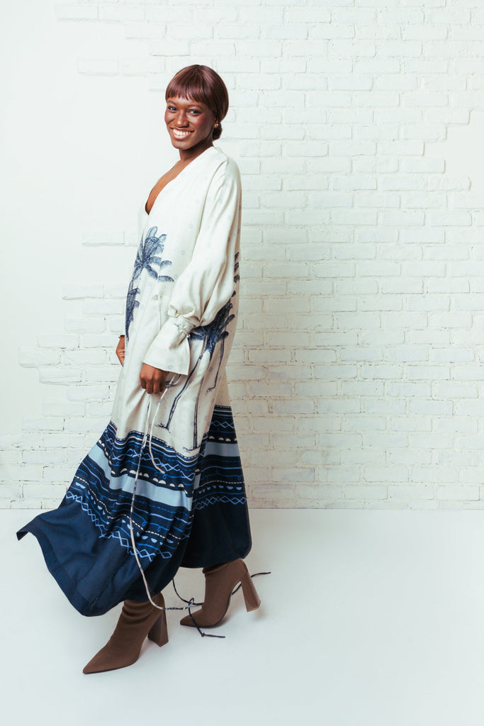 Bethânia Kimono Dress - Tropicalia by Cacau