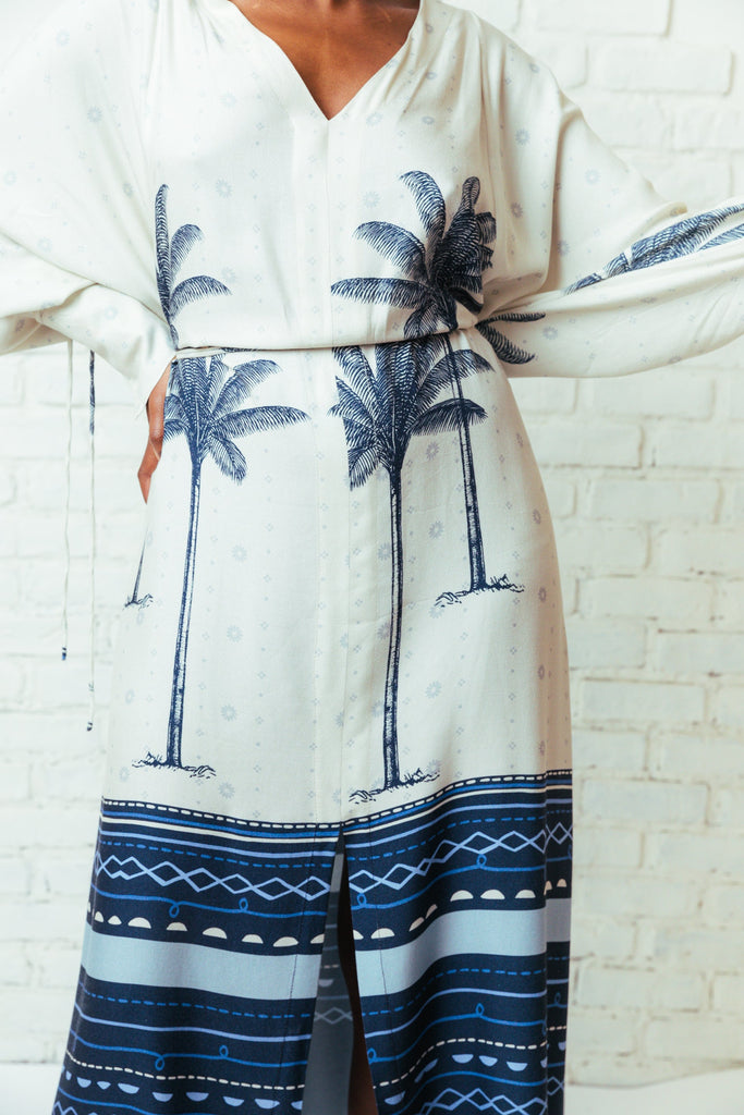 Bethânia Kimono Dress - Tropicalia by Cacau