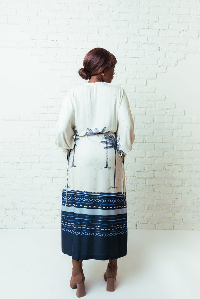 Bethânia Kimono Dress - Tropicalia by Cacau