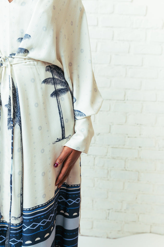 Bethânia Kimono Dress - Tropicalia by Cacau