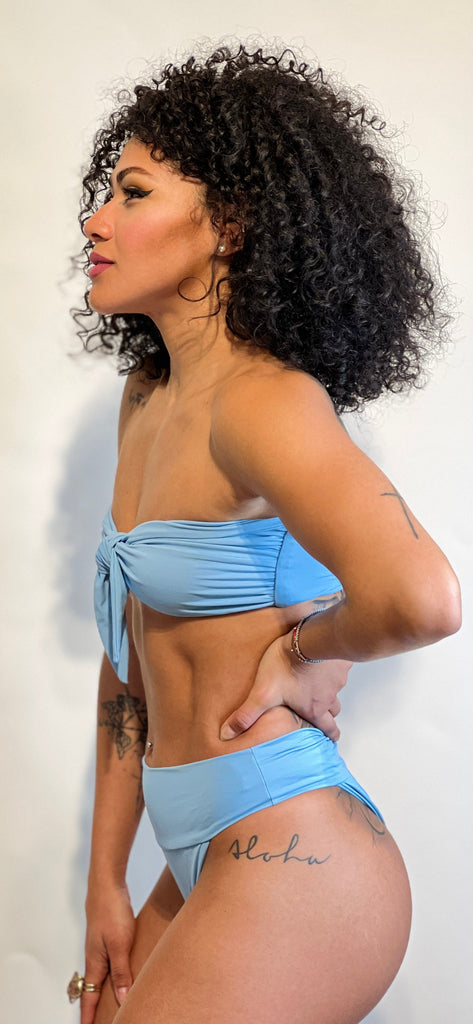 Flor de Sal Knot Bikini – Serenity Blue - Tropicalia by Cacau