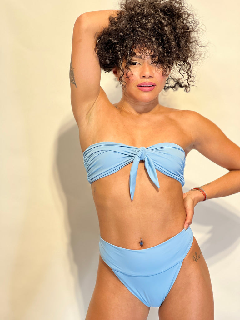 Flor de Sal Knot Bikini – Serenity Blue - Tropicalia by Cacau