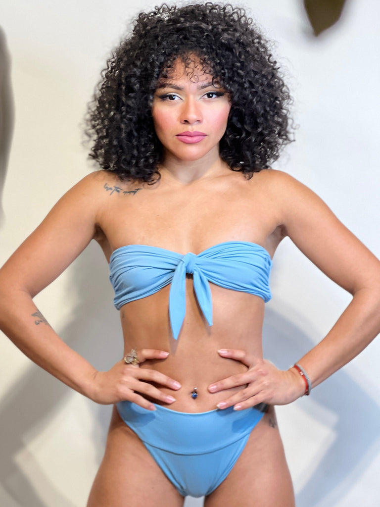 Flor de Sal Knot Bikini – Serenity Blue - Tropicalia by Cacau