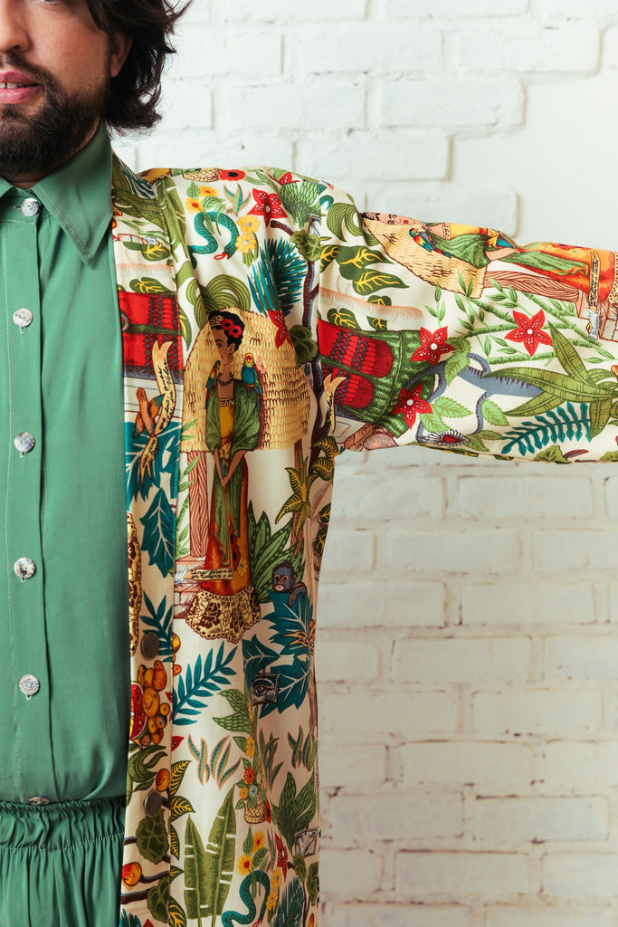 Frida Kahlo Kimono - Tropicalia by Cacau