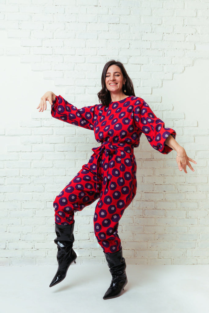 Jumpsuit: Jaguar Tokio - Tropicalia by Cacau