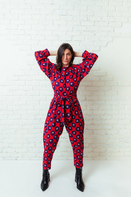 Jumpsuit: Jaguar Tokio - Tropicalia by Cacau