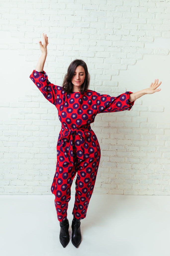 Jumpsuit: Jaguar Tokio - Tropicalia by Cacau