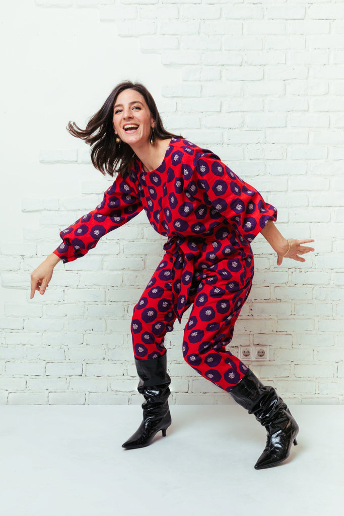 Jumpsuit: Jaguar Tokio - Tropicalia by Cacau