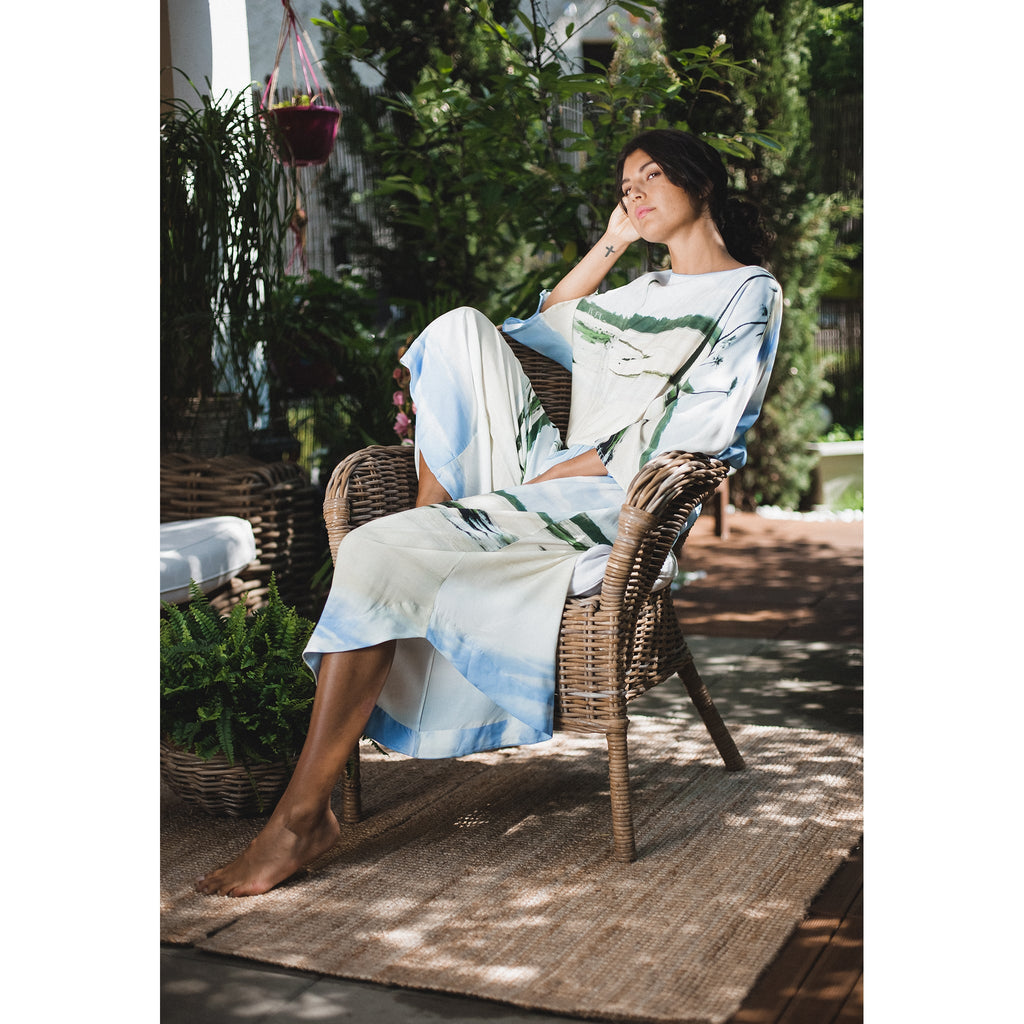 Palm Sea MAXI Jumpsuit - Tropicalia by Cacau