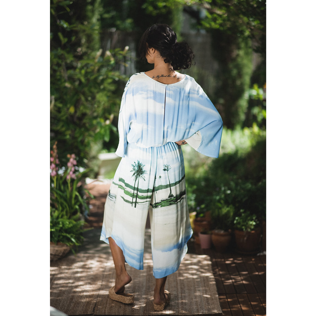 Palm Sea MAXI Jumpsuit - Tropicalia by Cacau
