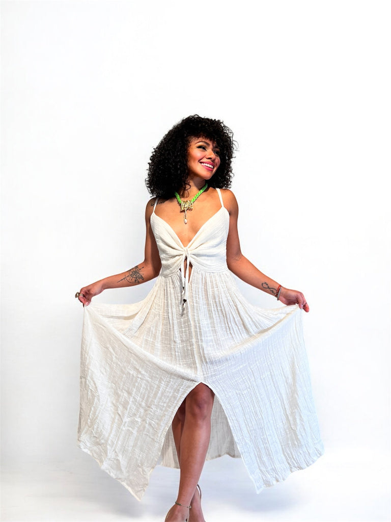 Serena Dress Iabas - Tropicalia by Cacau