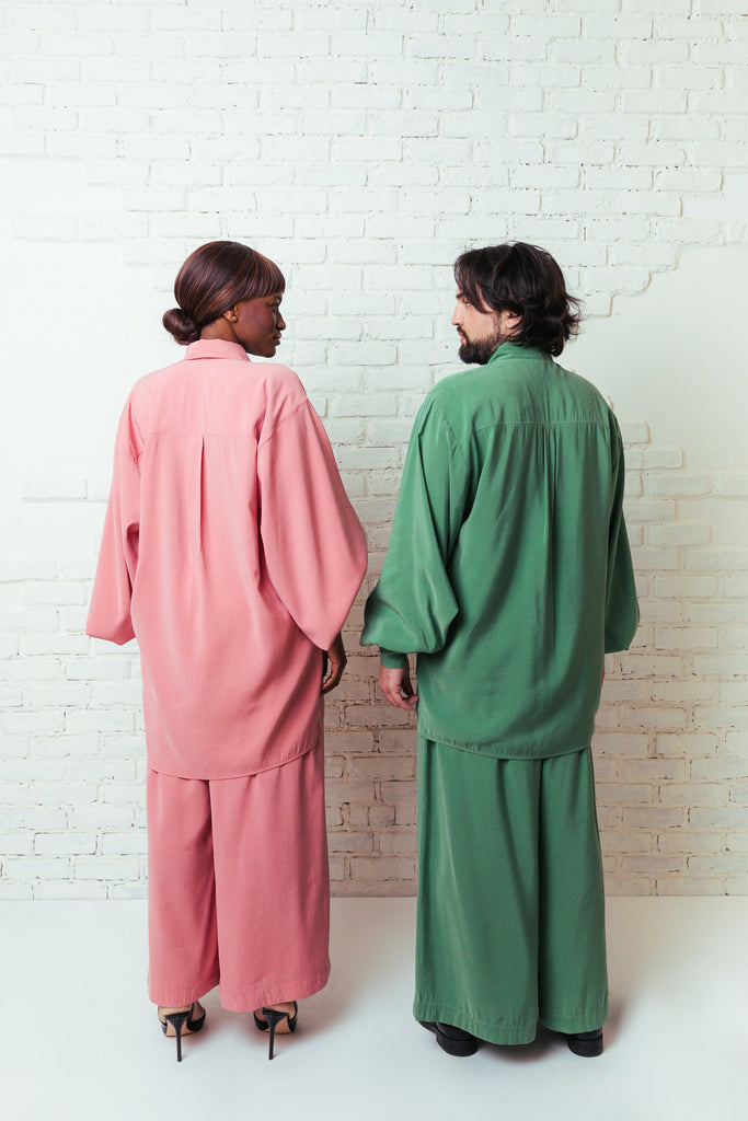 The Valentina Wide - Leg Pants - Tropicalia by Cacau