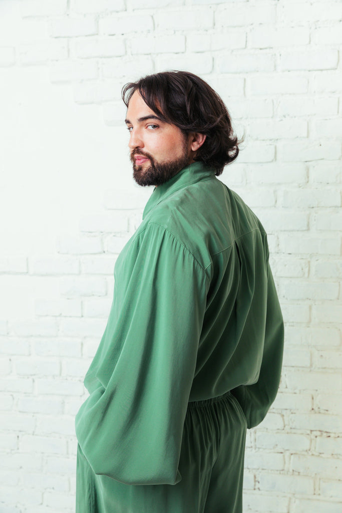 Valentina Shirt Green - Tropicalia by Cacau