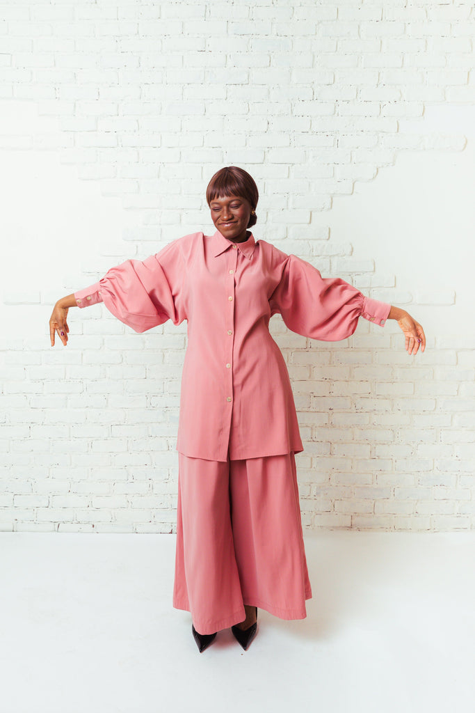 Valentina Shirt Pink - Tropicalia by Cacau