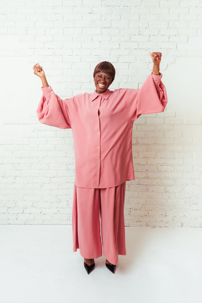 Valentina Shirt Pink - Tropicalia by Cacau